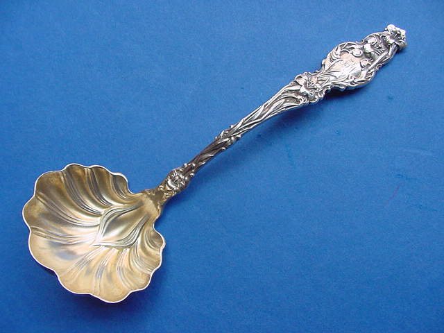 Antique Whiting Louis XV Sterling Silver Punch Ladle
