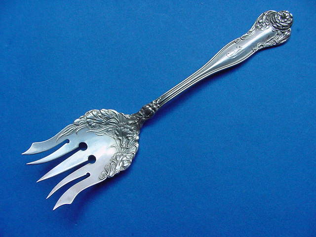 Buy Antique Sterling Silver Whiting Louis XV 1891 Serving Fork 7